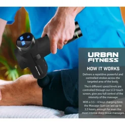 Urban Fitness Touch Pistola de masaje UFA622