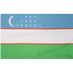 Uzbekistán Bandera MUWO "Nations Together" 90 x 150 cm