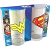 Vasos para beber de DC Comics 2 Conjunto Wonder Woman y Superman 0.27 L 24863