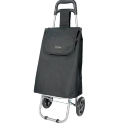 VERTICAL STUDIO carrito de compra plegable 35 L negro