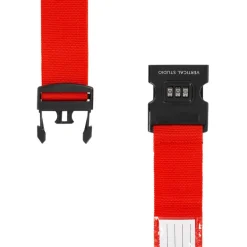 VERTICAL STUDIO Cinturón portaequipajes 200cm rojo