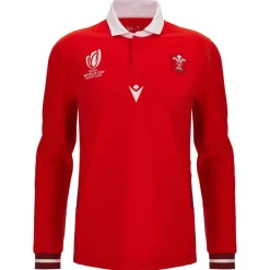 Wales WRU macron Rugby Hombre Camiseta de manga larga 58569050