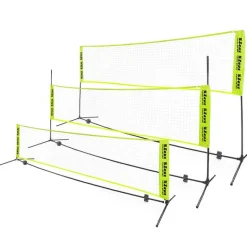 Zeus 3 en 1 Red de fútbol-tenis, voleibol y bádminton