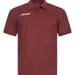 Zeus Basic Hombre Polo rojo oscuro