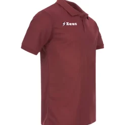 Zeus Basic Hombre Polo rojo oscuro
