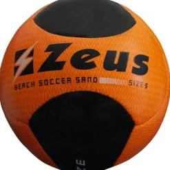 Zeus Beach Soccer Balón de fútbol Neón Naranja Negro