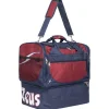Zeus Borsa Delta Bolsa de deporte para fútbol Marino Rojo oscuro