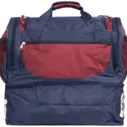 Zeus Borsa Delta Bolsa de deporte para fútbol Marino Rojo oscuro