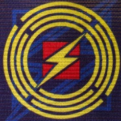 Zeus Brazalete de capitán reversible Marino amarillo