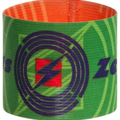 Zeus Brazalete de capitán reversible Verde Naranja