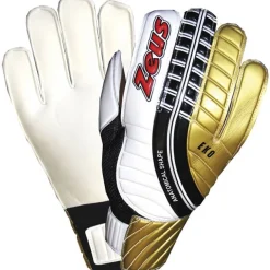 Zeus Eko Guantes de portero bronce blanco