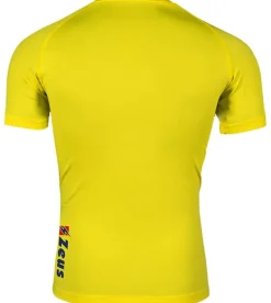 Zeus Fisiko Baselayer Camiseta funcional de manga corta amarillo