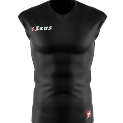 Zeus Fisiko Camiseta interior Camiseta funcional sin mangas negro