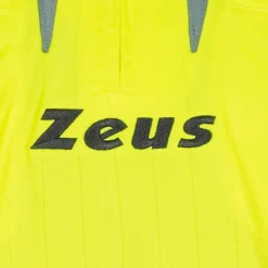 Zeus Hombre Conjunto de árbitro Camiseta con pantalón corto Amarillo Neón