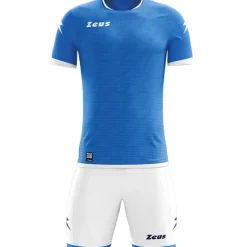 Zeus Icon Teamwear Set Camiseta con pantalones cortos blanco brillante royal blue