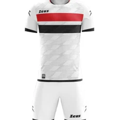 Zeus Icon Teamwear Set Camiseta con pantalones cortos blanco negro