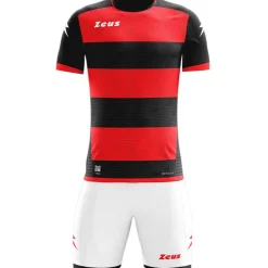 Zeus Icon Teamwear Set Camiseta con pantalones cortos rojo negro