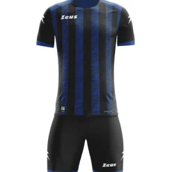 Zeus Icon Teamwear Set Camiseta con pantalones cortos negro royal blue