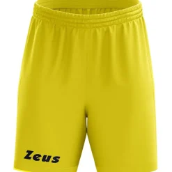 Zeus Jam Pantalones cortos de baloncesto amarillo