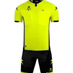 Zeus Kit Arbitro Marko Conjunto de árbitro de 2 piezas Amarillo/Negro