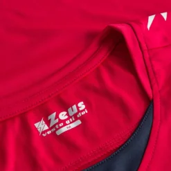 Zeus Kit Flora Mujer Camiseta de baloncesto con pantalones cortos rojo