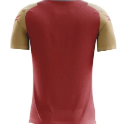 Zeus Kit Hero Conjunto de fútbol con Pantalones cortos oro rojo