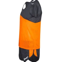 Zeus Kit Robert Hombre Conjunto de atletismo Camiseta con pantalones cortos naranja
