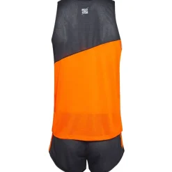 Zeus Kit Robert Hombre Conjunto de atletismo Camiseta con pantalones cortos naranja