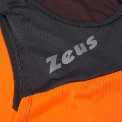 Zeus Kit Robert Hombre Conjunto de atletismo Camiseta con pantalones cortos naranja