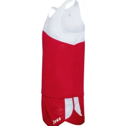 Zeus Kit Robert Hombre Conjunto de atletismo Camiseta con pantalones cortos rojo