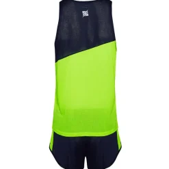 Zeus Kit Robert Hombre Conjunto de atletismo Camiseta con pantalones cortos amarillo