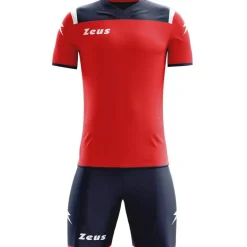Zeus Kit Vesuvio Conjunto de fútbol 2 piezas Marino rojo