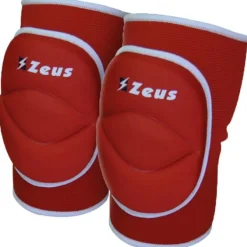 Zeus Knee Pad Rodilleras de voleibol rojo