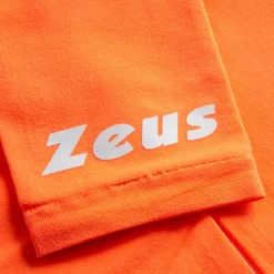 Zeus Manga de compresión Vendaje de codo elástico naranja neón