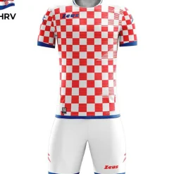 Zeus Mundial Teamwear Set Camiseta con pantalones cortos blanco rojo