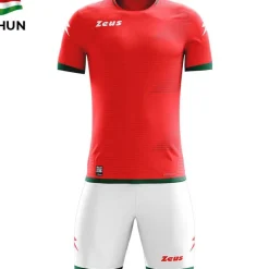 Zeus Mundial Teamwear Set Camiseta con pantalones cortos rojo blanco