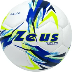 Zeus Nucleo Balón de fútbol blanco/royal blue