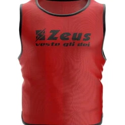 Zeus Pack de 10 Peto de entrenamiento rojo