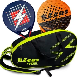 Zeus Padel Bag Pala de pádel Bolso negro amarillo neón