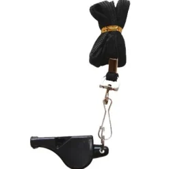 Zeus Silbato de árbitro de fútbol negro