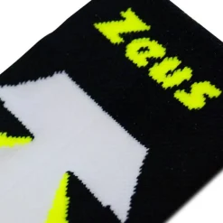 Zeus Thunder calcetines largos especiales de entrenamiento blanco amarillo neón