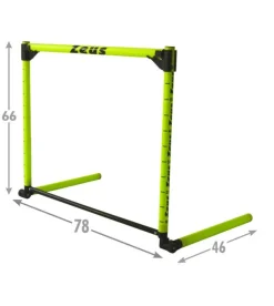 Zeus Valla de entrenamiento ajustable altura 10-60 cm Pack de 6
