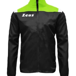 Zeus Vesuvio Chubasquero negro verde neón