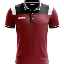 Zeus Vesuvio Hombre Polo rojo oscuro
