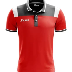 Zeus Vesuvio Hombre Polo rojo gris